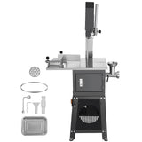 Side profile of the heavy duty metal bone sawing machine