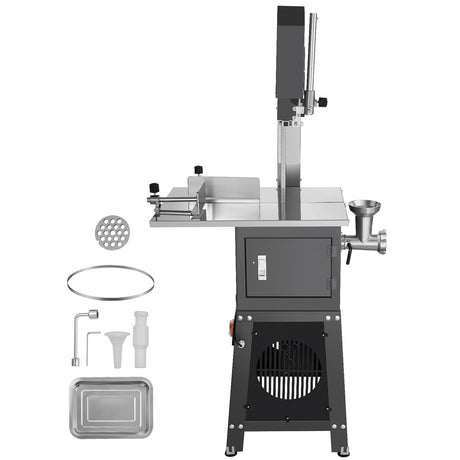 Side profile of the heavy duty metal bone sawing machine