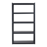5 Tier Garage Storage Shelving Unit 2000lb Metal Rack Black