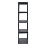 5 Tier Garage Storage Shelving Unit 2000lb Metal Rack Black