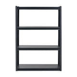 4 Tier Garage Storage Shelving Unit 2400lb Metal Rack Black