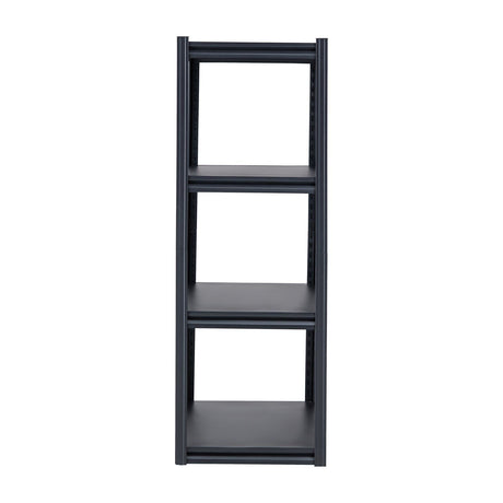 4 Tier Garage Storage Shelving Unit 2400lb Metal Rack Black