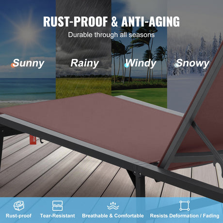 Pallarenda 2 Piece Sun Lounger Set