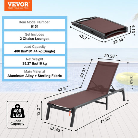 Pallarenda 2 Piece Sun Lounger Set