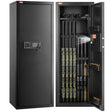 Lazise tall steel six to eight rifle gun safe cabinet with digital keypad