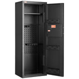 Lazise Gun Safe, 6 to 8 Rifle Cabinet, Digital and Key Lock