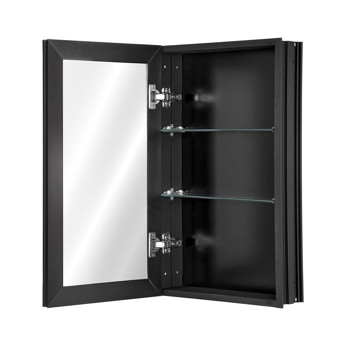 Hynam 356mm Mirror Cabinet, Black