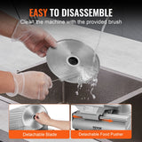 Blade guard fitted over the slicer cutting edge