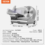 Stainless steel tray of the electric deli slicer
