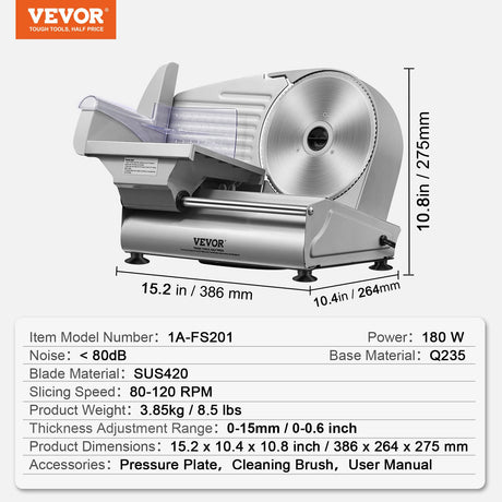 Stainless steel tray of the electric deli slicer