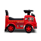 Toddler Push Ride On Car with Music Steering Wheel and Storage Red