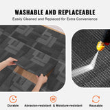 Salo Carpet Tiles, Reusable, Soft Padded, 24x24 inch, Mixed Grey, 24pcs