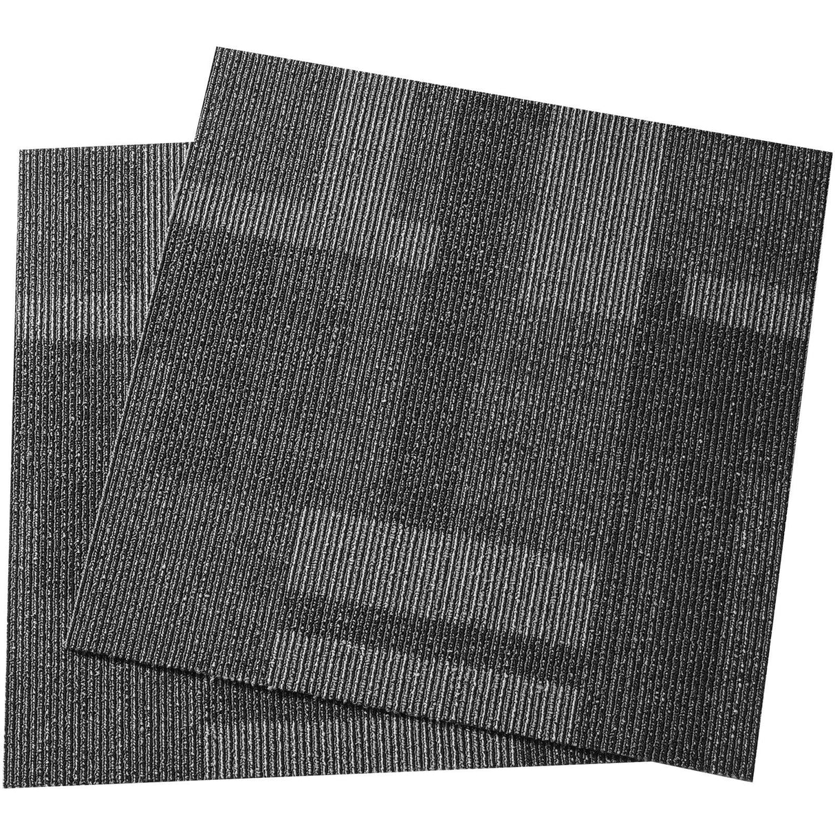 Salo Carpet Tiles, Reusable, Soft Padded, 24x24 inch, Mixed Grey, 24pcs