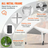 Close up of the galvanised steel pole and stiffener joint on the carport frame