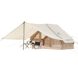 Inflatable Glamping Tent, 3-5 Person, 4-Season, with Canopy and Stove Jack