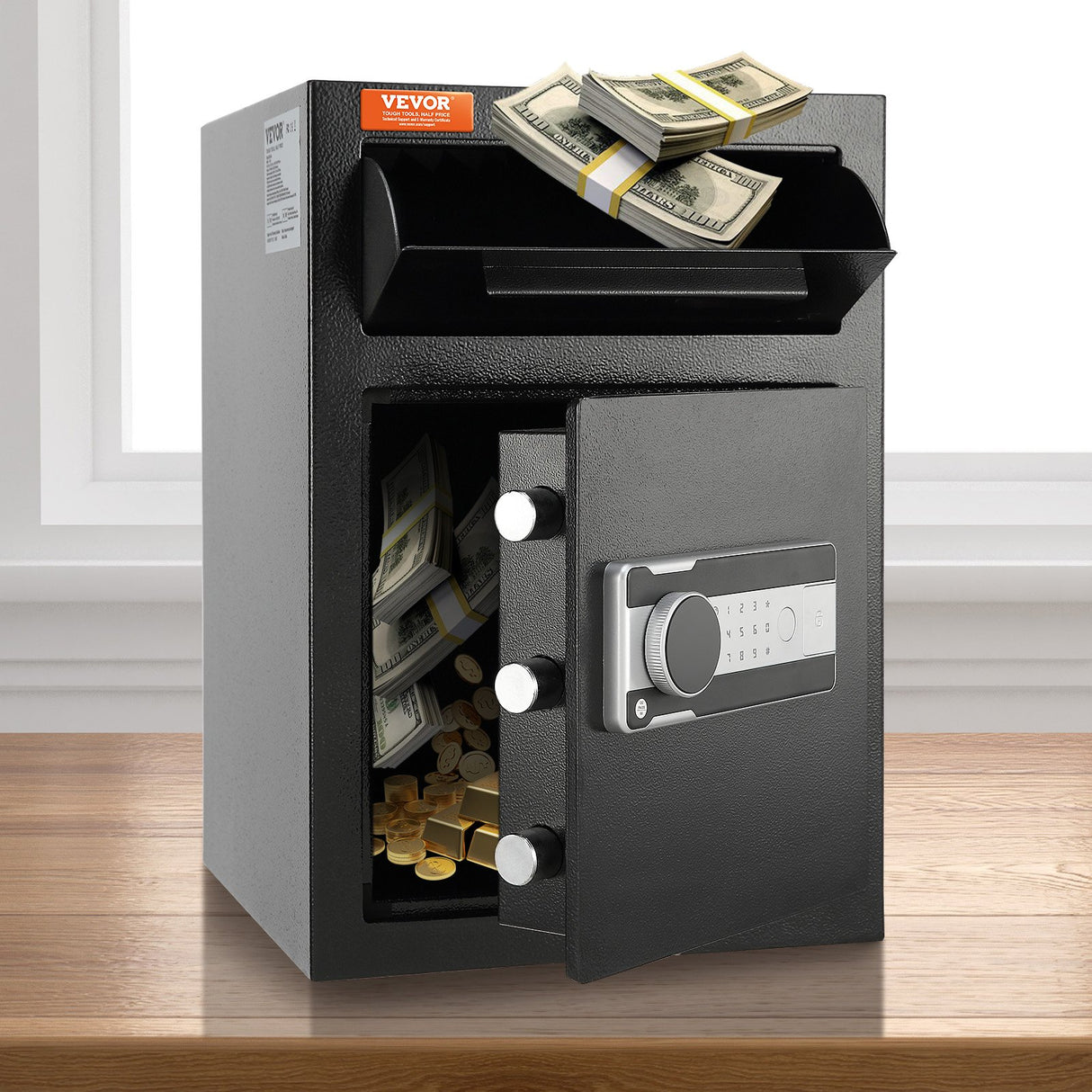 Maggiore Depository Safe, 2.5 cu.ft, Drop Slot, Electronic Lock