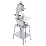Rear view of the commercial bone sawing machine showing the drive housing