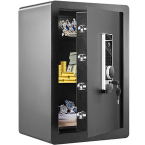 Riva steel home safe with fingerprint reader and digital keypad