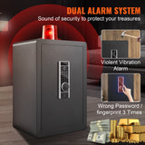 Riva Home Safe, 2.2 cu.ft, Steel, Digital Lock