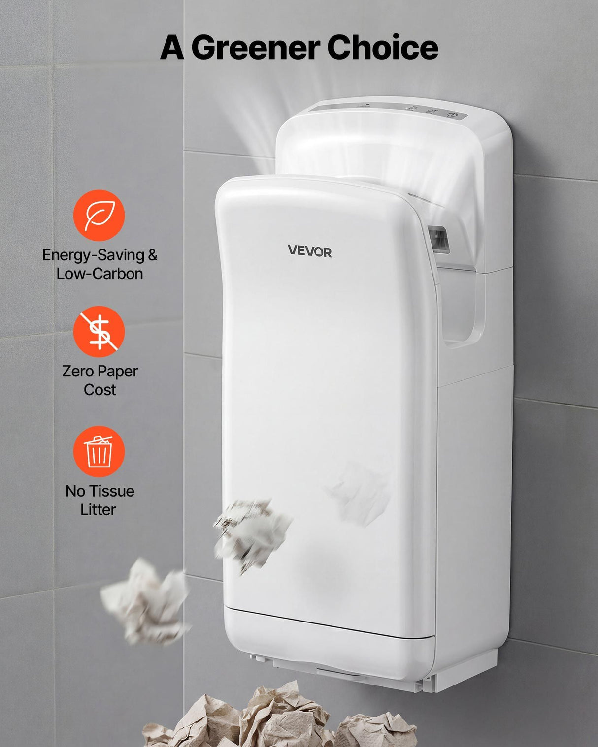 Hand dryer detachable water tank