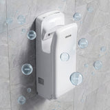 Hand dryer drying hands