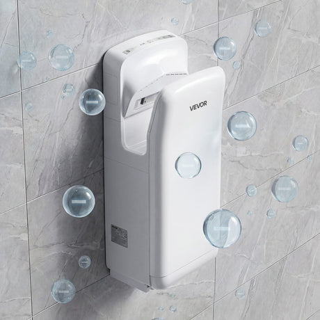 Hand dryer drying hands