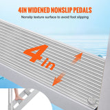 Ericeira Pool Ladder, 4 Step Adjustable Aluminium
