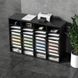 Dulwich 36 Compartment Literature Organiser Shelf, Black