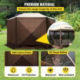 Mesh gauze netting panel that keeps mosquitoes out of the shelter