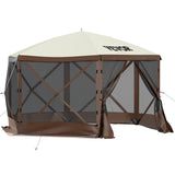 Shelter packed into its round carry bag for transport