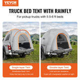 SUV Camping Tent, 10x10ft, Waterproof, 5-8 Person, with Awning