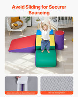 Non slip base of foam climbing block