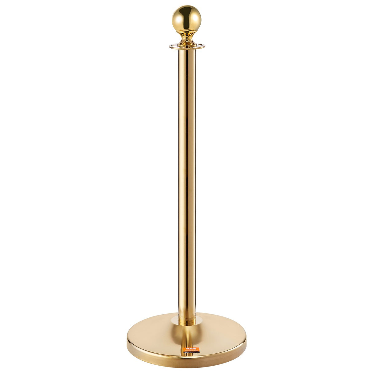 Crowd control stanchion set with red velvet rope