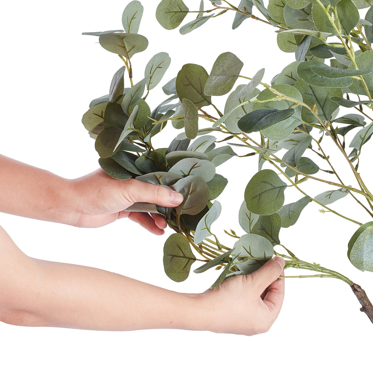 Artificial eucalyptus tree outdoor sheltered placement — Allure Home Collections