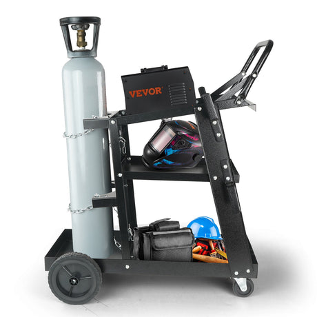 Slaidburn Welding Cart, 3 Tier, Steel, 181kg Capacity