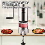 Air release valve on the 3 L sausage stuffer cylinder