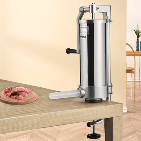 Sausage stuffer dismantled into parts for cleaning