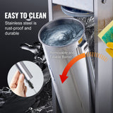 Stainless steel 7 L barrel of the vertical sausage stuffer