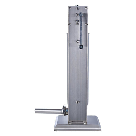 Vertical 7 L sausage stuffer disassembled for cleaning