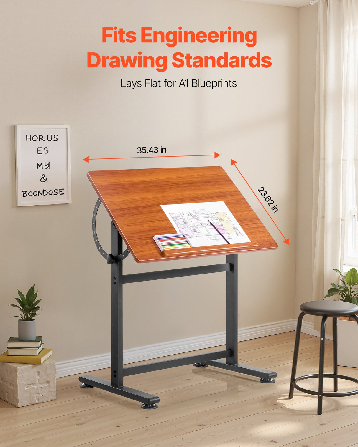 Banks Office Desk 90cm view 3