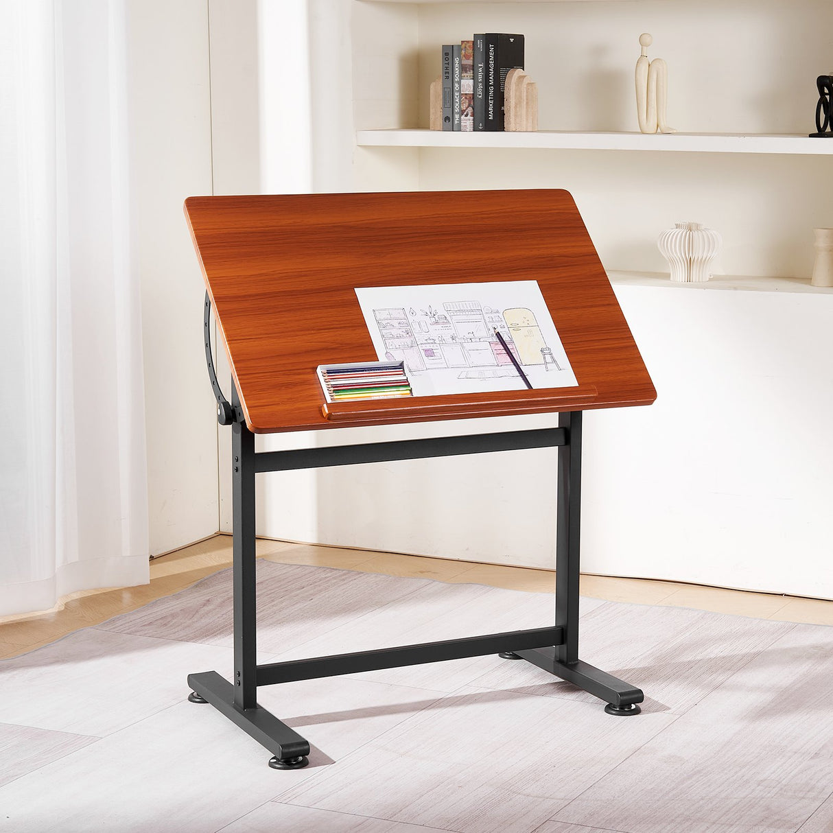 Banks Office Desk 90cm view 8