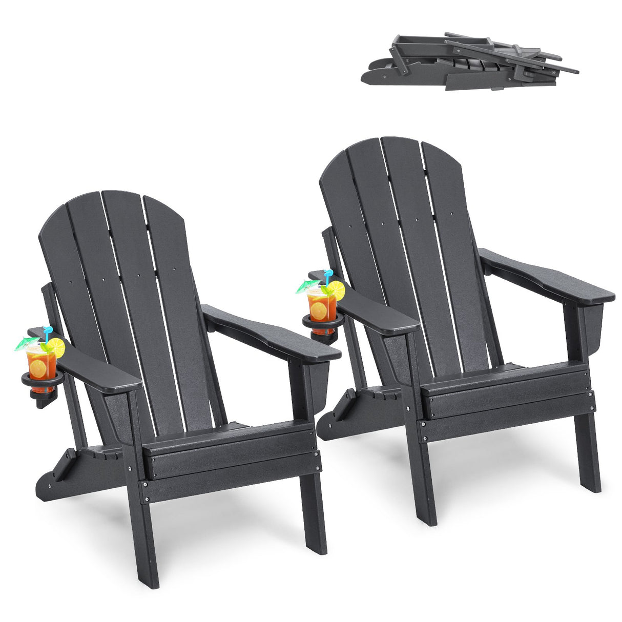 Smithfield 2 Piece Outdoor Lounge Set, Grey