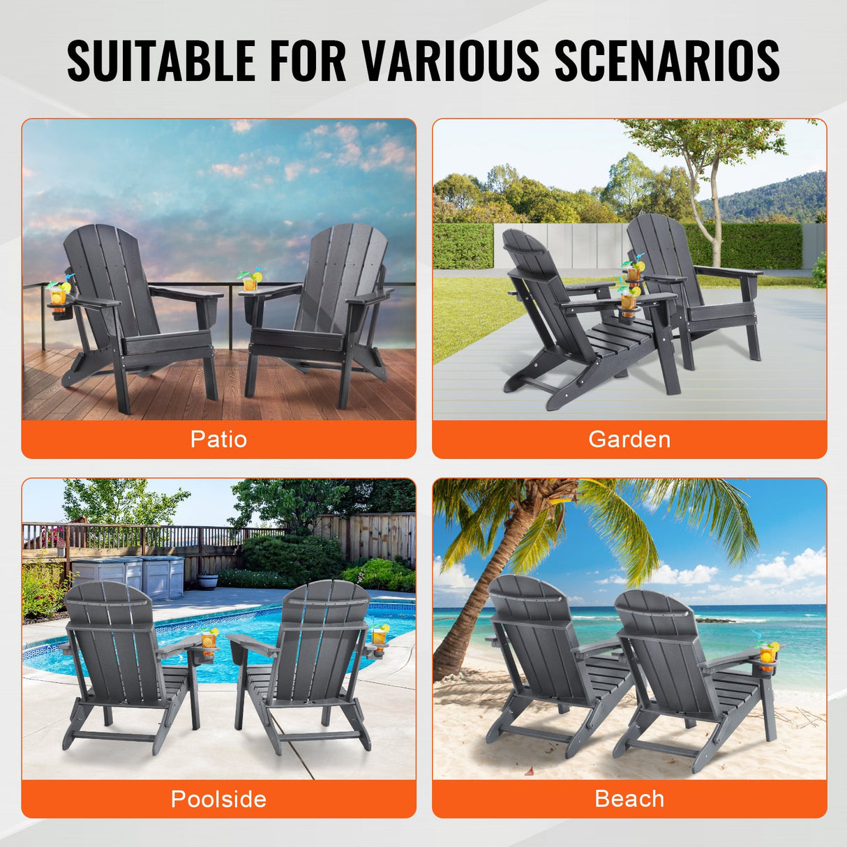 Smithfield 2 Piece Outdoor Lounge Set, Grey
