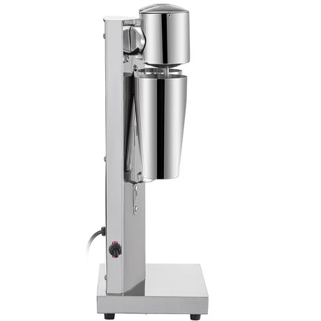 Rear view of the stainless steel milkshake machine body