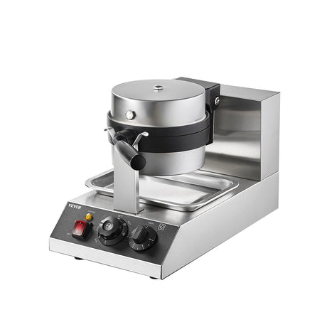 Overflow channel around the round waffle plate