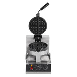 Dimension diagram of the 1300 W rotating waffle maker