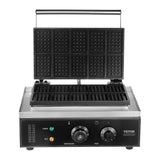 Dimension diagram of the 1550 W commercial waffle maker