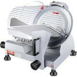 Dimension diagram of the 240 W commercial meat slicer