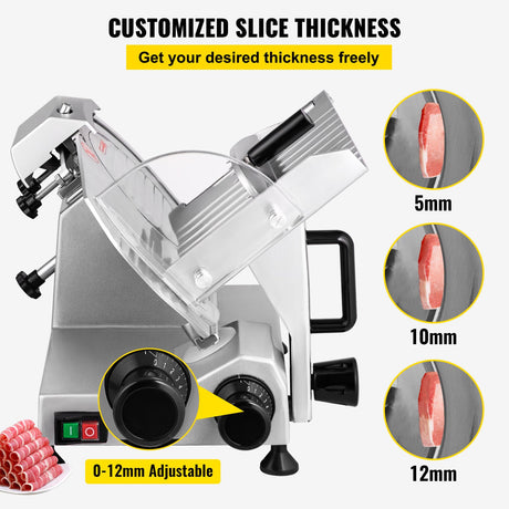 Built in sharpening stone mounted on the slicer housing