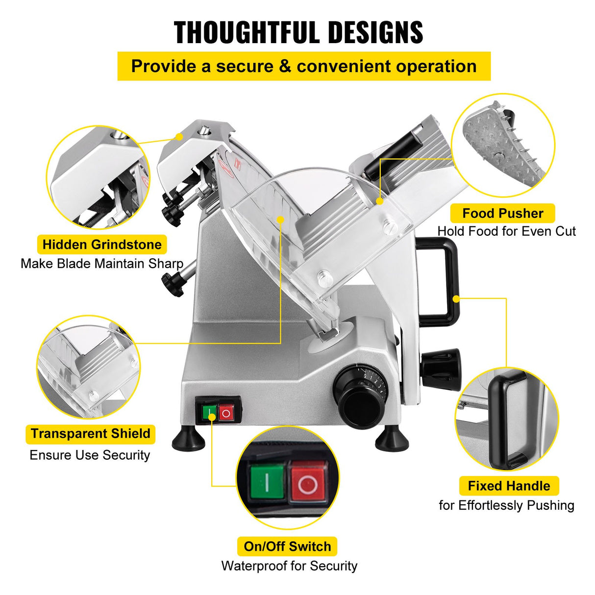 Thickness control set for thin slices between 0 and 12 millimetres